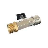 Magideal - Válvula De Bola Para Lavadora A Presión, Conexión Rápida, Portátil, Fácil De Usar, Césped Multifuncional Para Conectores De Manguera De Lavadora A Pre