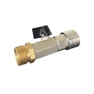 Magideal - Válvula De Bola Para Lavadora A Presión, Conexión Rápida, Portátil, Fácil De Usar, Césped Multifuncional Para Conectores De Manguera De Lavadora A Pre