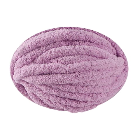 Magideal - Hilo Grueso Y Grueso, Hilo De Lana Grueso, Hilo De Poliéster Suave, Hilo Para Tejer Brazos, Hilo De Peso, Hilo De Punto Para Manta/Suéter/Tejido De , Púrpura