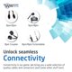 thumbnail image 5 of Cable de control Wirenest VISCA PTZ Daisy Chain de 12 pies para Sony, 5 of 6