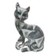 thumbnail image 3 of Estatua De Gato De Graffiti De Resina, Decoración De Estante Para El Hogar, Cocina, Comedor, Estilo Lindo B, 3 of 3
