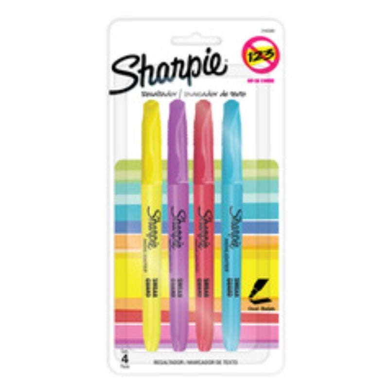 Destacador Pocket Sharpie Colores Neón Tjx4