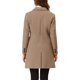 thumbnail image 3 of INSPIRE CHIC Abrigo de Invierno para Mujer con Solapa Muesca y Doble Botonadura S Marrón Claro, 3 of 6