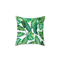 Genérico - Pack De 4 Fundas De Almohada Cojín Con Diseño 45X45 Cm Verdes