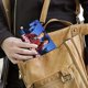 thumbnail image 5 of Mary Poppins Porta Pasaporte y Cartera de Viaje Premium de Cuero PU, Funda de Pasaporte Bloqueo RFID con Ranuras para Tarjetas de Crédito, Estuche para Libro de Pasaporte para Familia 10cm × 15cm, 5 of 6