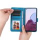 thumbnail image 2 of Funda tipo cartera FOXDOCK para OPPO A96 5G , diseño girasol en relieve, cuero PU, cierre magnético, soporte y tarjetero, 2 of 5