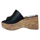 thumbnail image 3 of Sandalia Plataforma Mujer Pelica Negro Corcho Vizzano, 3 of 3