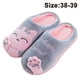 thumbnail image 1 of Pantuflas de gato de la suerte de dibujos animados, pantuflas de algodón para el hogar de invierno, pantuflas cálidas antideslizantes de suela gruesa, adecuadas para zapatos de casa, interiores y, 1 of 8