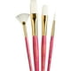 thumbnail image 2 of Pinceles Princeton Mango Corto Fucsia Pelo Sintético Set 4, 2 of 2