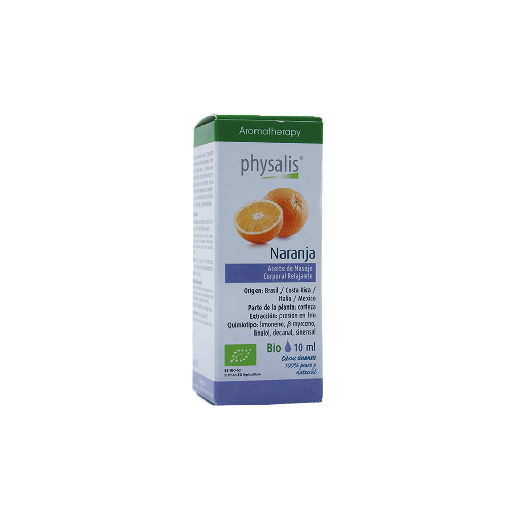 Physalis - Aromaterapia - Aceites Esenciales Naranja Orgánico 10 Ml