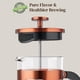 thumbnail image 2 of Cafetera French Press Veken de vidrio resistente al calor de 600 ml, 2 of 9