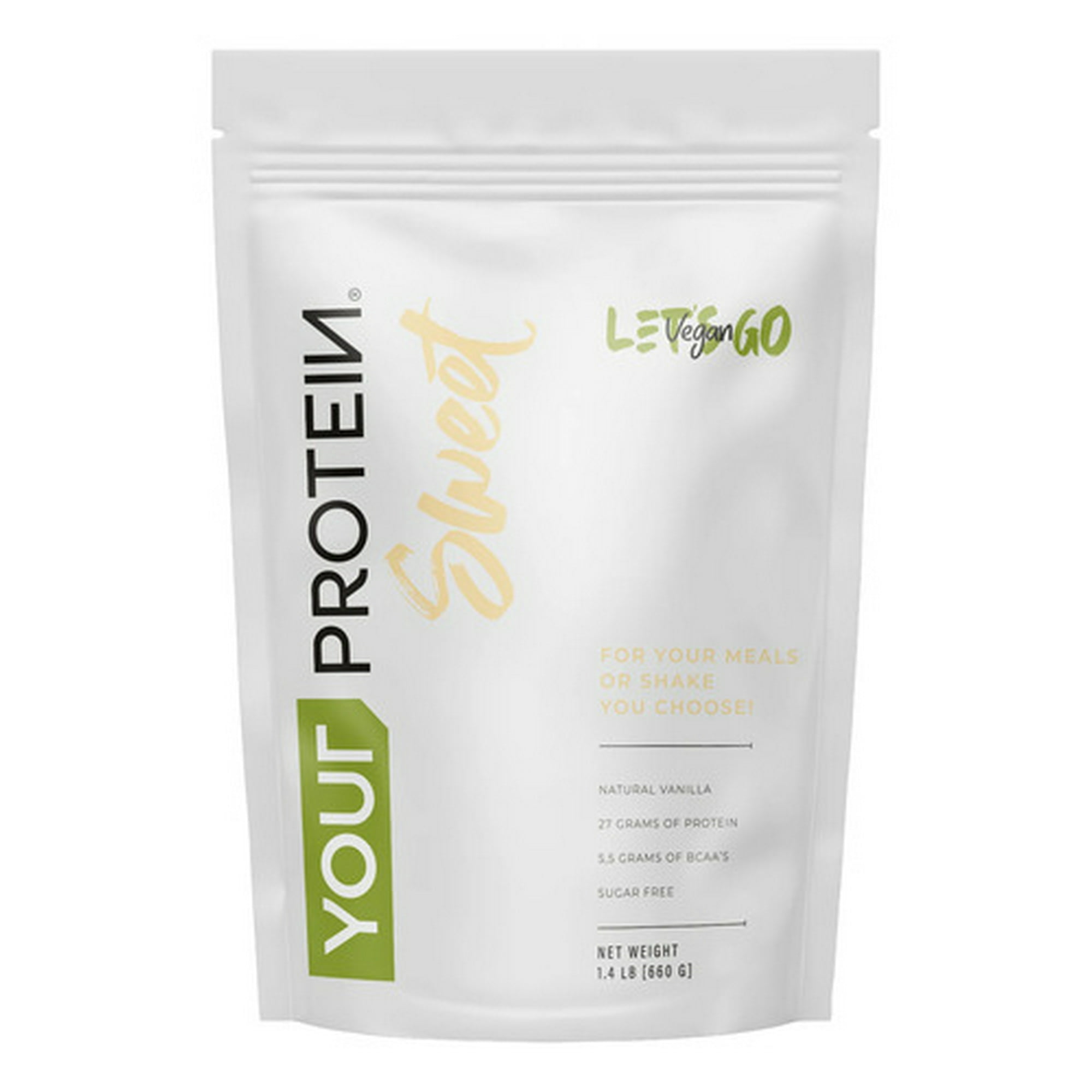 Yptn - Suplemento Proteína Premium Lets Go Vegan Your Protein/chef Vainilla