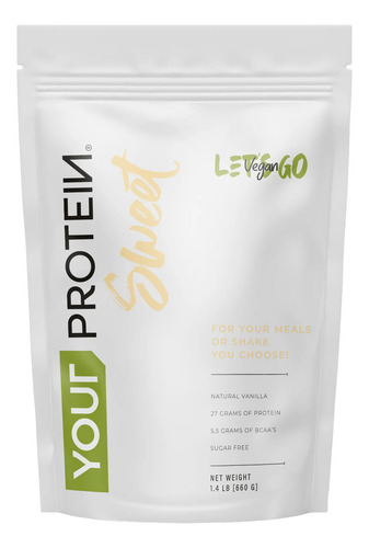 Yptn - Suplemento Proteína Premium Lets Go Vegan Your Protein/Chef Vainilla