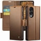 thumbnail image 3 of CaseMe tipo cartera Samsung Galaxy S25 Edge con cierre magnético, RFID, tarjetero, soporte, carga inalámbrica, 3 of 5