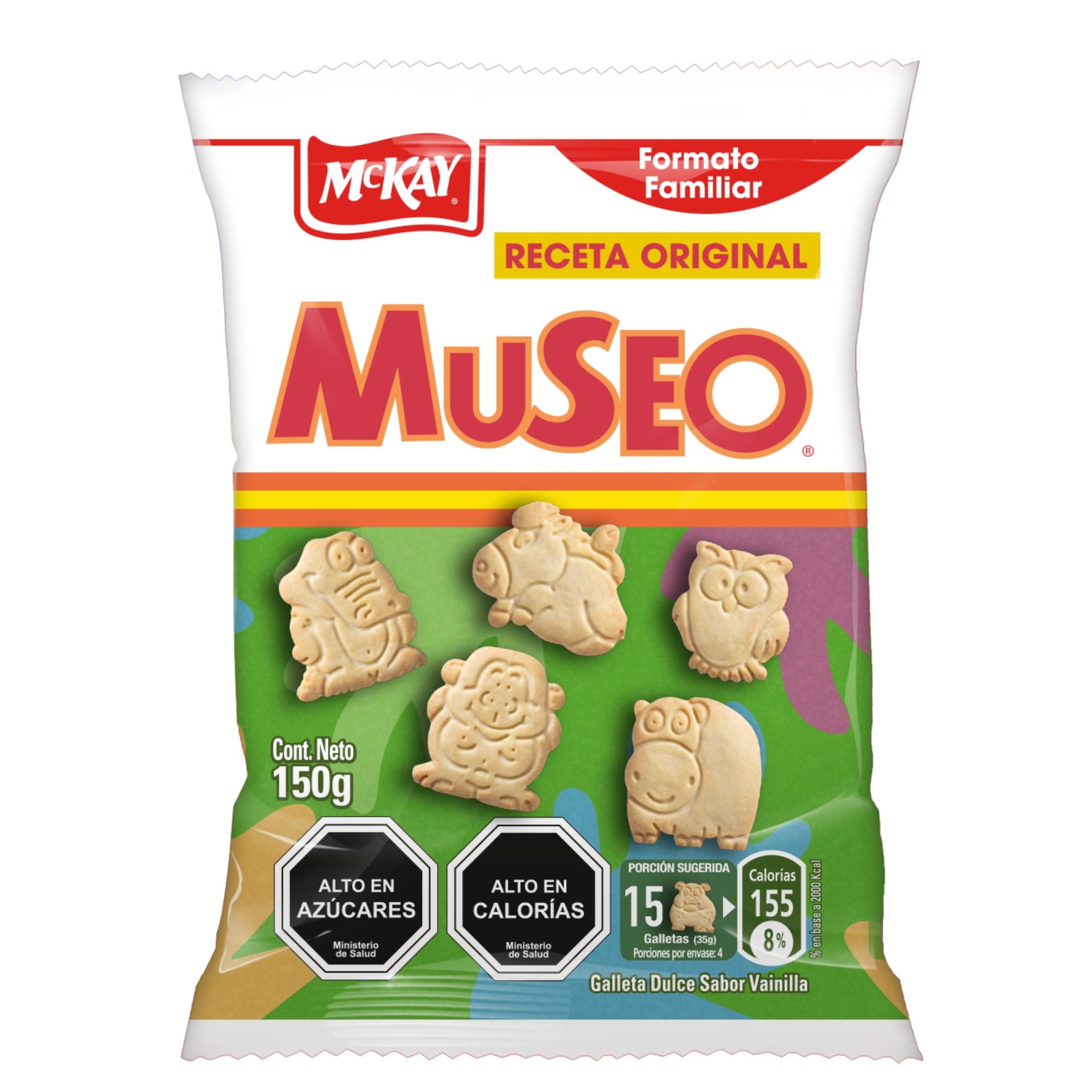Galleta Museo Sabor Vainilla Bolsa 150 g McKay