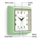 thumbnail image 5 of Reloj de pared JONES CLOCKS 25 cm Cuadrado Neo Mint Green, 5 of 5