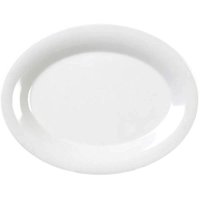 Platter Yanco Mile Stone Ms-209Wt Ovalado, 24 Unidades, Melamina, Color Blanco