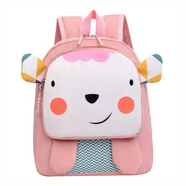 Children's Schoolbag Cartoon Sheep Owl Chick Cow Animal Kindergarten Backpack Lightweight Backpack For Boys And Girls Outdoor Travel Backpack