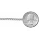 thumbnail image 3 of Collar Savlano de cadena de cuerda de plata de ley 4 mm, 3 of 7