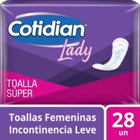 Toallas Incontinencia Super Lady 28 Un Cotidian