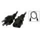 thumbnail image 1 of Cable de alimentación de 1,8 m de 3 clavijas para PS3, Xbox 360 y PC, 1 of 1