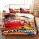 thumbnail image 1 of Lightning Mc-Queen 3 PCS Comforter Set with 2 Pillowcases,Lightning Mc-Queen Bedding Set Sheet Set for Kids Adults,All Season Lightweight, 1 of 5