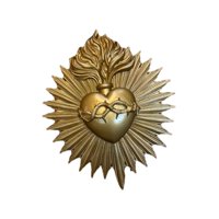 Bothyi - Placa Decorativa De Pared Con Forma De Corazón, Estatua Gótica, Para Hotel, Hogar Y Sala De Estar.