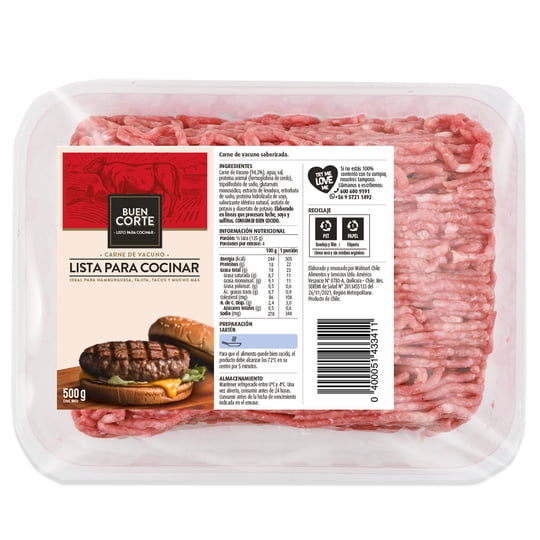 Carne Lista Para Cocinar 500 g Buen Corte