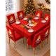 thumbnail image 3 of Set De Mantel Navideño 140x220 cm Con 6 Fundas De Silla, 3 of 8