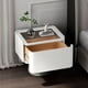 thumbnail image 4 of Velador Moderno Cajón Estilo Nórdico Blanco Blanco, 4 of 11