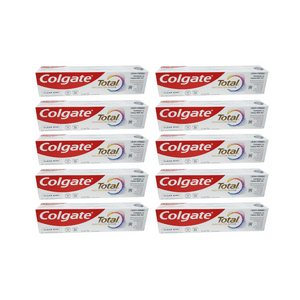 Pack 10 Colgate Total Clean Mint 150 Ml Protección Completa 24 Hrs