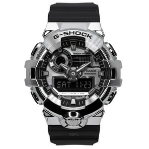 Casio - Reloj Quartz Para Hombre G-Shock G-Steel Análogo Digital Correa De Resina Dial Plateado Gm-700-1A 200M