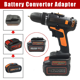 thumbnail image 1 of Adaptador Convertidor de Batería para Devon 20V Batería Li-ion a para Herramientas Worx 4Pin, 1 of 8