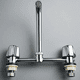 thumbnail image 3 of Grifo Belug  Doble Comando Gaccoa Acero 360º Aireador Cocina Mesada Plateado, 3 of 5