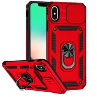 Estuche Gangxun Para Iphone X/Xs, Soporte Giratorio 360°, Estilo Mecánico Y Magnético