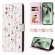 thumbnail image 3 of FOXDOCK Funda Tipo Cartera Floral para iPhone Air ,Funda con Tapa de Cuero PU, Protección Antigolpes con Ranuras para Tarjetas y Soporte, 3 of 5
