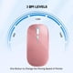 thumbnail image 5 of Mouse inalámbrico Bluetooth WREANU recargable con luces LED, 5 of 7