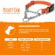 thumbnail image 4 of Collar para perro Mighty Paw Martingale grande naranja, 4 of 9