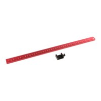 Ioensy - Regla De Posicionamiento De Aluminio Diy, Portátil, Resistente, Transparente, Escala, Bloque De Posicionamiento, Estilo C