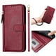 thumbnail image 5 of FOXDOCK Funda Tipo Cartera para Tecno Camon 15 Cuero PU con Cremallera y Correa de Muñeca, Ranuras para Tarjetas, Soporte Plegable, Cierre Magnético, 5 of 5