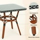 thumbnail image 5 of Mesa Bistro Parisina de Vidrio con Metál y Rattan Sintético, 5 of 7