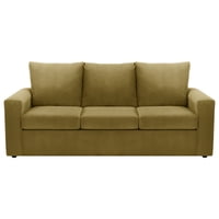 Bodevir - Sofa Kendy 3Cg Felpa 30 Verde Musgo