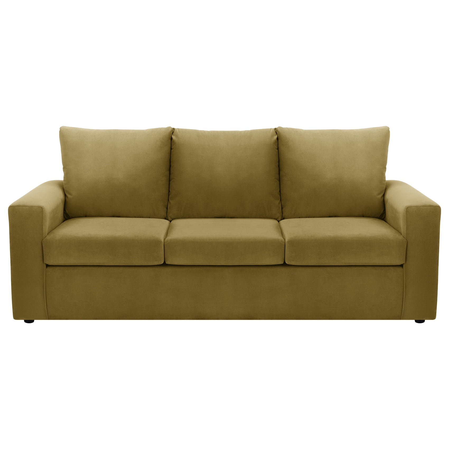 Bodevir - Sofa Kendy 3cg Felpa 30 Verde Musgo