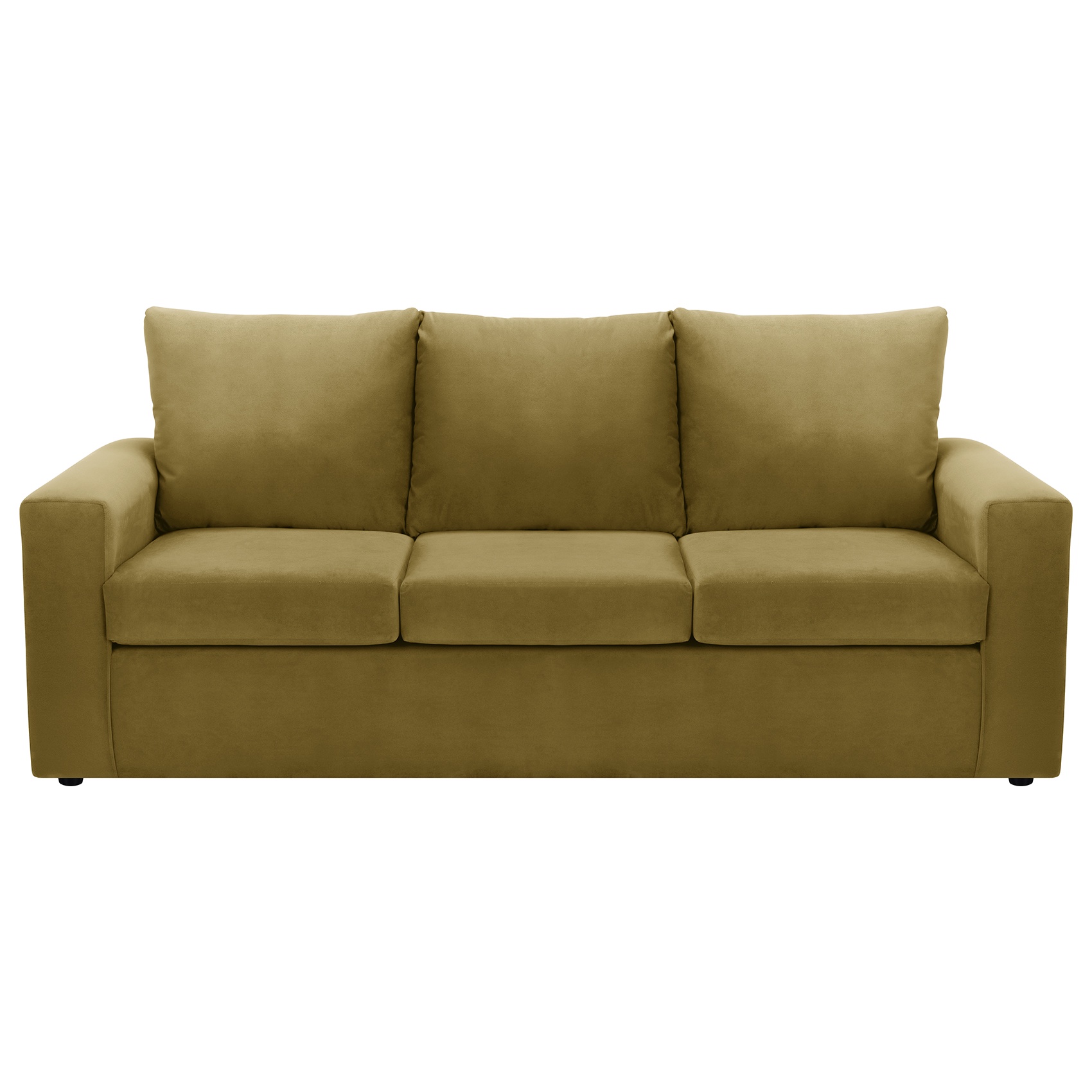 Bodevir - Sofa Kendy 3Cg Felpa 30 Verde Musgo