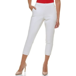 Pantalón Tommy Hilfiger Sutton Para Mujer, Talla 0 32, Color Marfil
