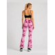 thumbnail image 2 of Calza Mujer Flare Scrunch Tiro Alto Tie Dye Corte Acampanado Burdeo, 2 of 6
