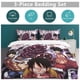 thumbnail image 5 of Monkey D Luffy Bed Duvet Cover Funny Anime Cartoon Bedding Sets Lightweight 3 Piece Comforter Sets, 5 of 5