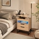 thumbnail image 5 of Velador Elevable Con Luz Y Echufe 2 Tiras 45x35x70cm Mate Madera, 5 of 8