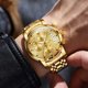 thumbnail image 2 of Reloj OLEVS Cronógrafo para Hombre de 41 mm de Acero Dorado, 2 of 3