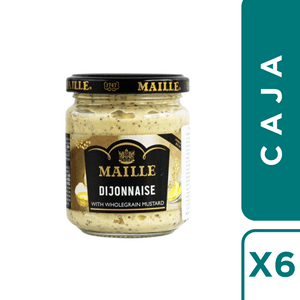 Pack 6 Mostaza Dijonnaise Maille 185 Grs C/U